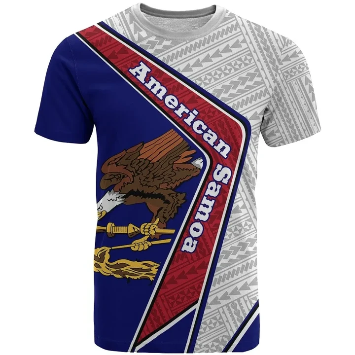 American Samoa T-Shirt - Polynesian Coat Of Arms A224