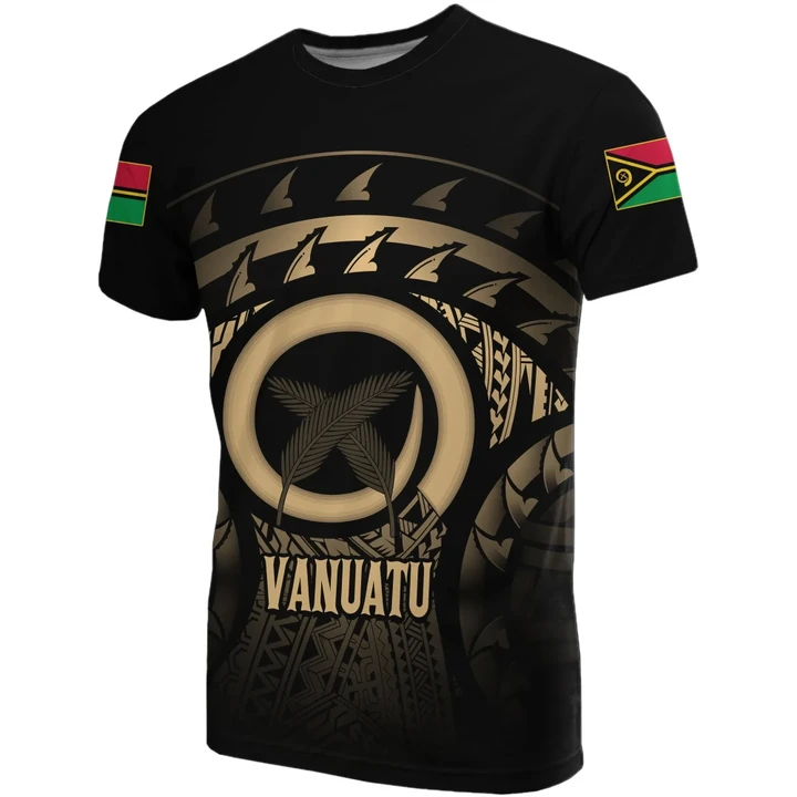 Vanuatu Turtle Hibiscus T-Shirt (Gold) | Clothing | Love The World