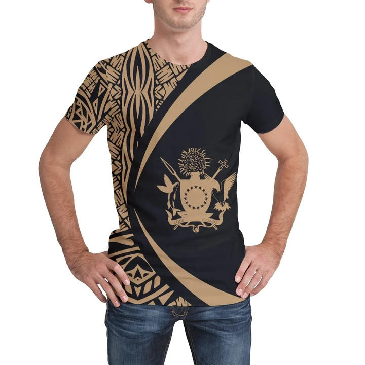 Cook Islands Polynesian T-Shirt - Circle Style 04 J1