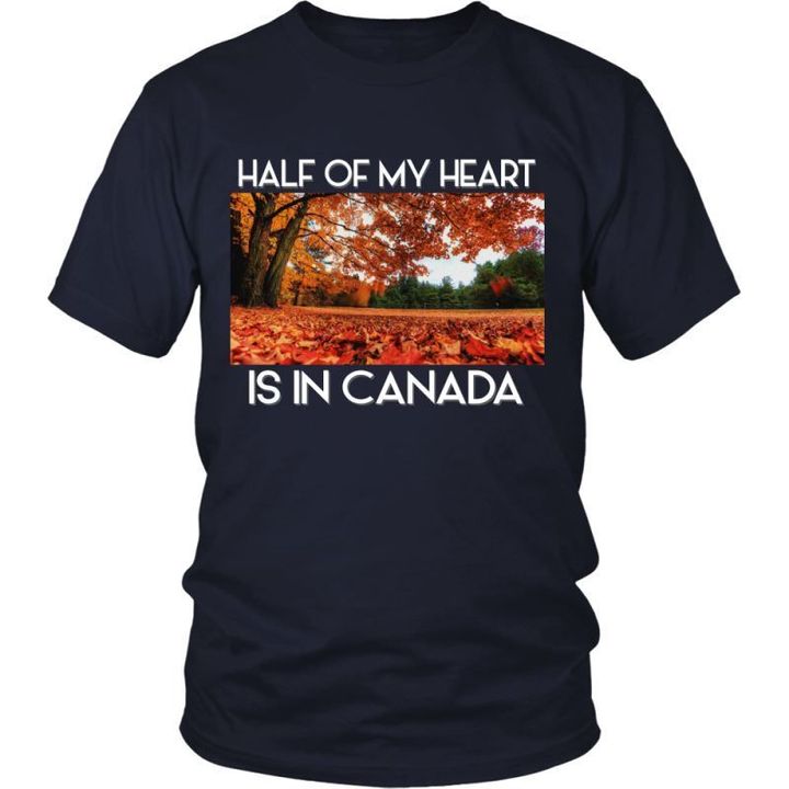 Canada T-Shirt X1 District Unisex Shirt / Navy S T-Shirts