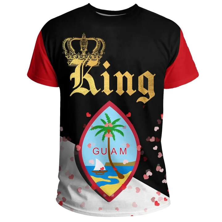 Guam T-Shirt King - Valentine Couple A7