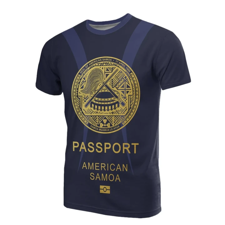 American Samoa All Over Print T-Shirt - Passport Version