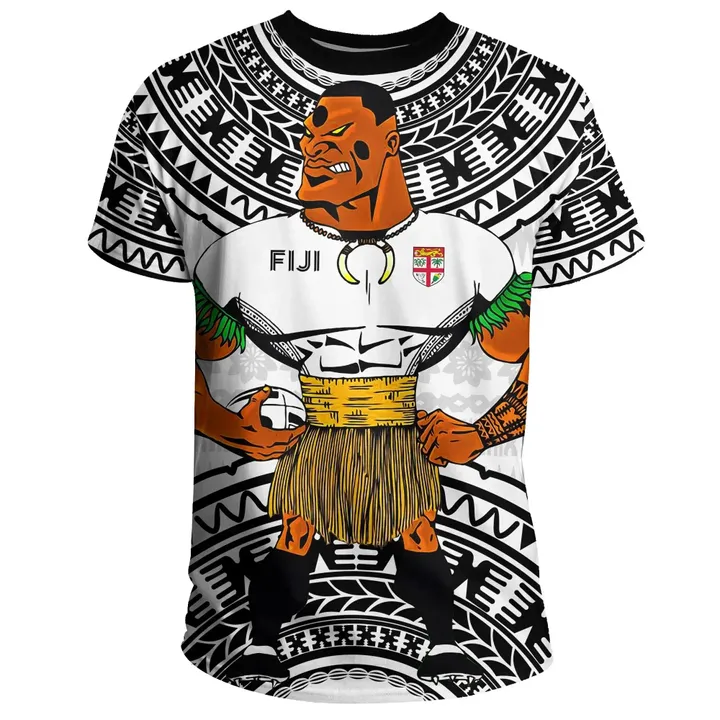 Fiji T-Shirt Fiji Tapa Rugby A7