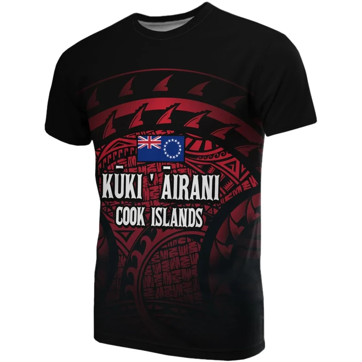 Cook islands Turtle T-Shirts (Red) A02