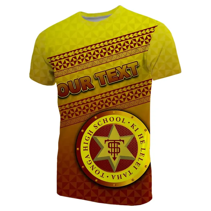 (Custom Personalised)Tonga High School T-Shirt Simple Style