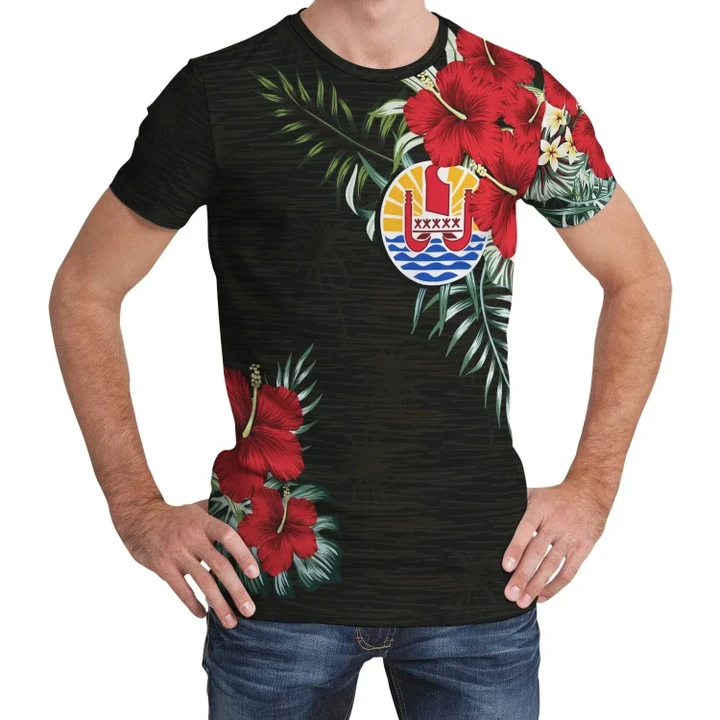 French Polynesia T-Shirt Hibiscus (Men/Women) A7