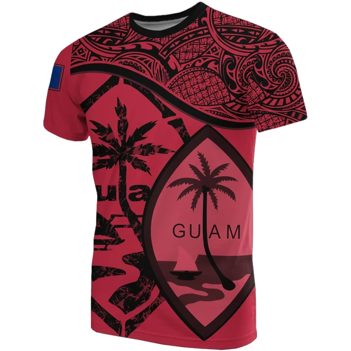 Guam Red T-Shirts A02
