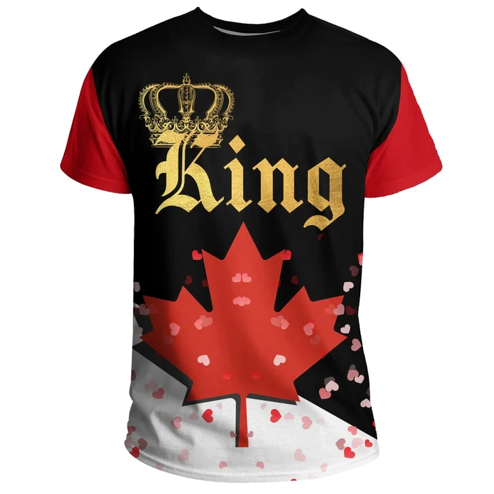 Canada T-Shirt King - Valentine Couple A7