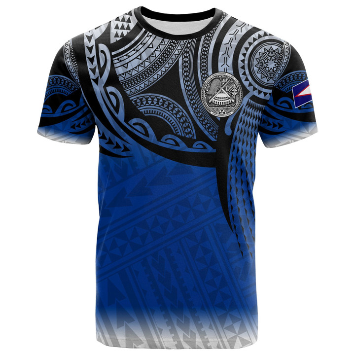 American Samoa Polynesian T-Shirt - Tattoo Pattern - BN12