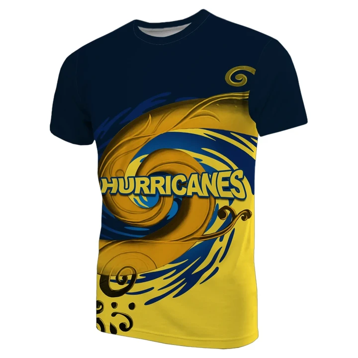Hurricanes Maori T-Shirt Blue