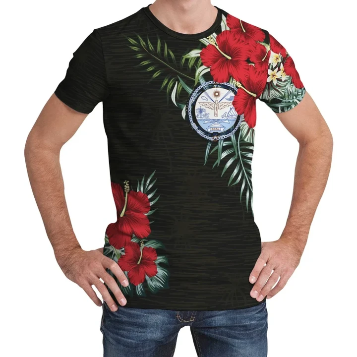 Marshall Islands T-Shirt Hibiscus (Men/Women) | Polynesian Flower