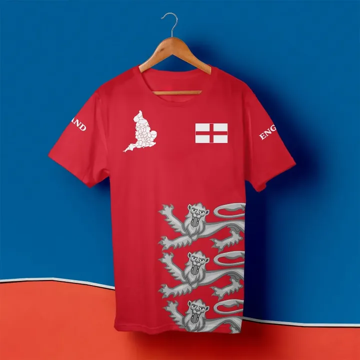 England T-Shirt England Lion T-Shirt H7
