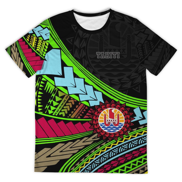 Tahiti T-Shirt Polynesian - Garish Style