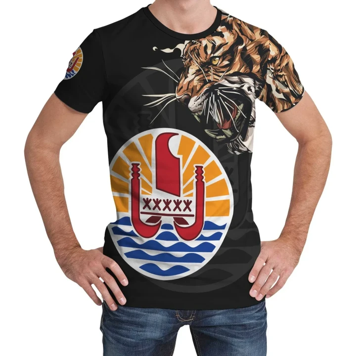 French Polynesia T-Shirt Tiger - Special Version A7