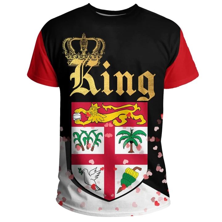Fiji T-Shirt King - Valentine Couple A7