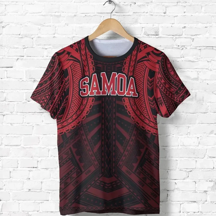 American Samoa Spirit T-Shirt (Red) A16