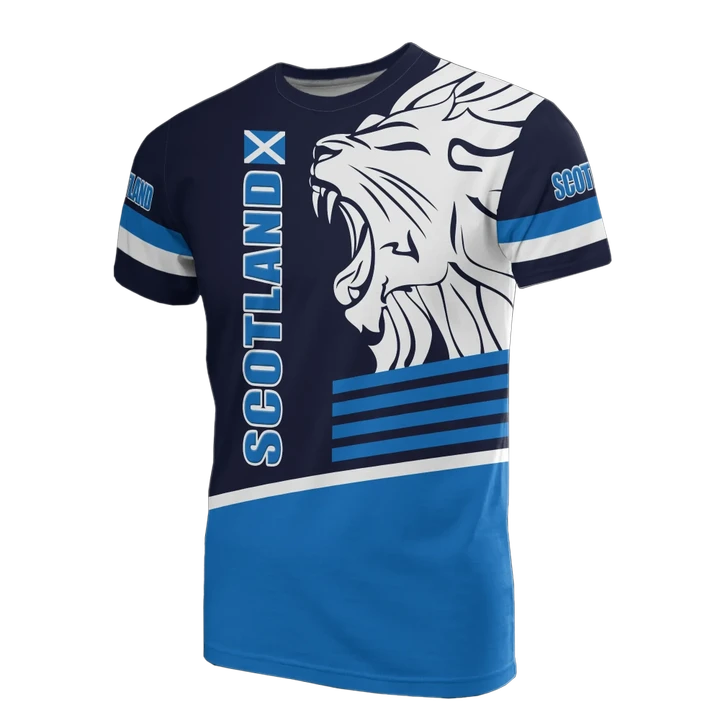 Scotland T-shirt - Great Lion Style (Blue)