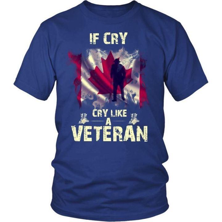 Canada - Cry Like A Vetaran T-Shirt A9