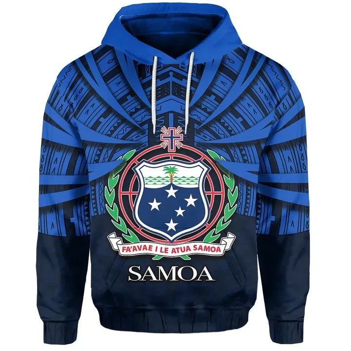(Custom Personalised) Rugbylife Samoa Hoodie Special Polynesian No.3