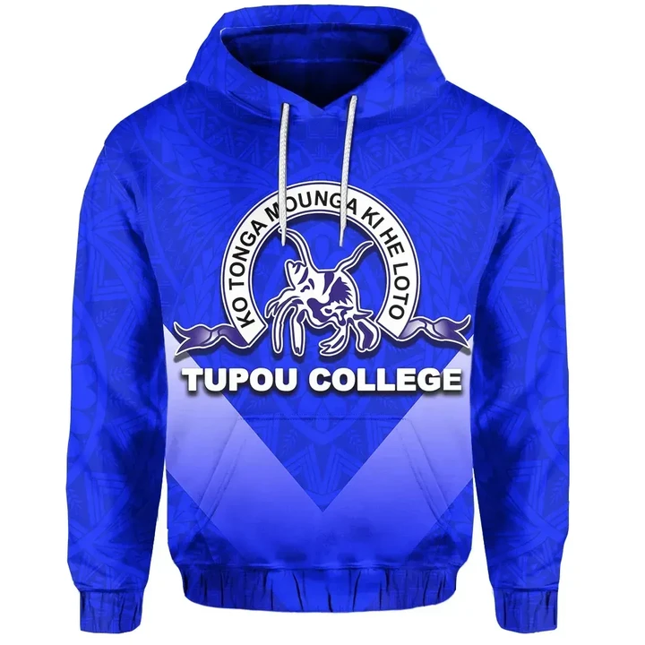 (Custom Personalised) Tupou College Toloa Hoodie Polynesian Style