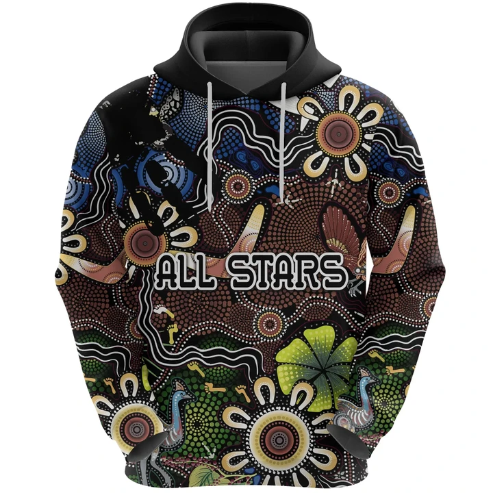 Indigenous Hoodie All Stars Ethnic Style