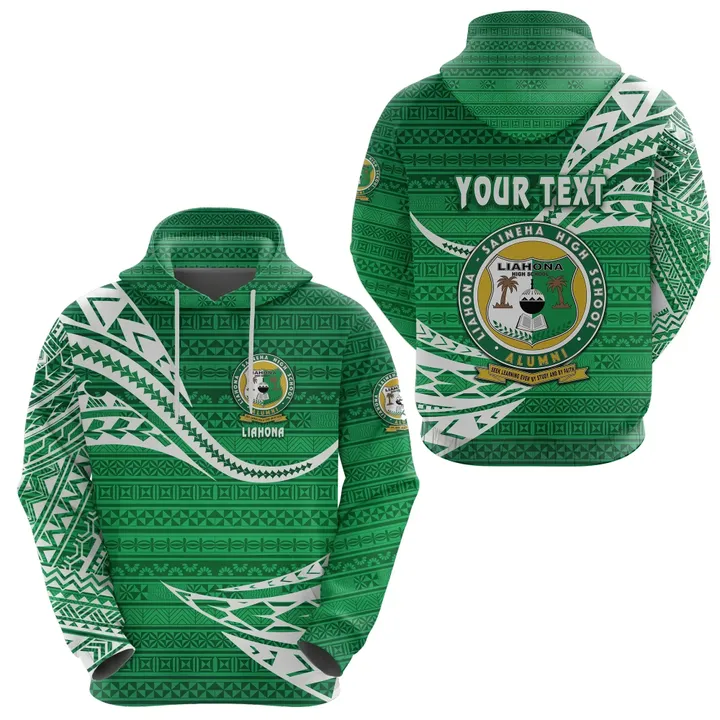 (Custom Personalised) Liahona High School Hoodie Unique Version - Green