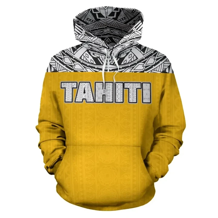 Tahiti All Over Hoodie - Yellow Version -  BN09