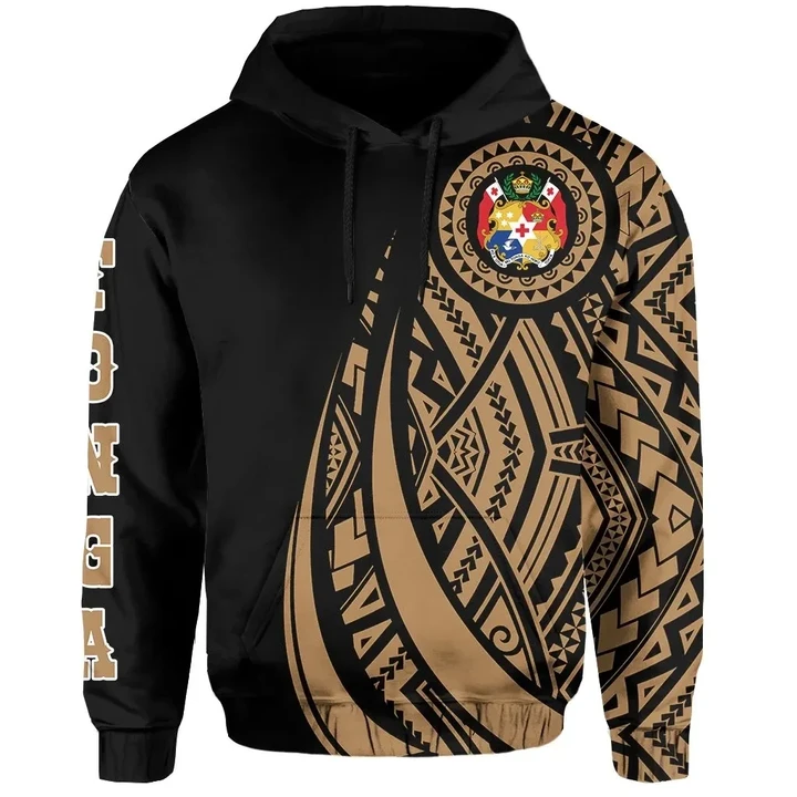 Tonga Polynesian Coat Of Arms Hoodie