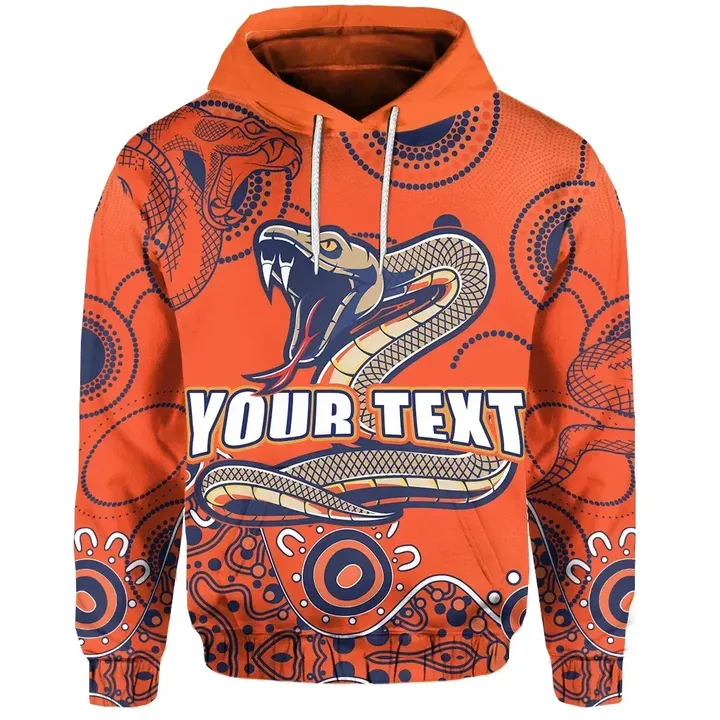 (Custom Personalised) Cairns Taipans Hoodie Australian Indigenous Sporty Front | Rugbylife.co