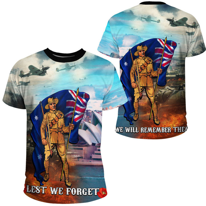 Anzac Day Australia Peace T-shirt | Rugbylife.co
