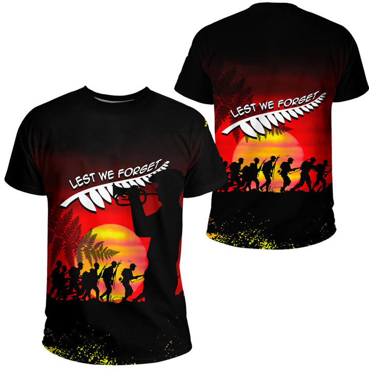 Anzac Lest We Forget Sun T-shirt | Rugbylife.co
