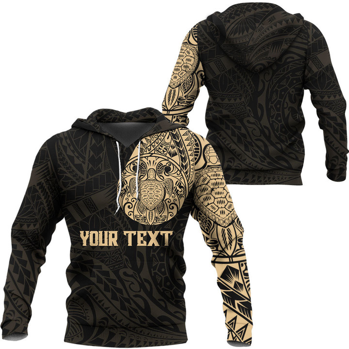 RugbyLife Hoodie - (Custom) Polynesian Tattoo Style - Gold Version A7 | RugbyLife