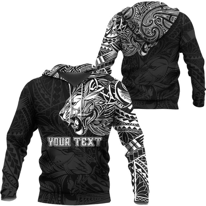 RugbyLife Hoodie - Polynesian Tattoo Style Tribal Lion A7 | RugbyLife