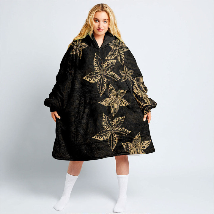 RugbyLife Clothing - Polynesian Tattoo Style - Gold Version Snug Hoodie A7 | RugbyLife