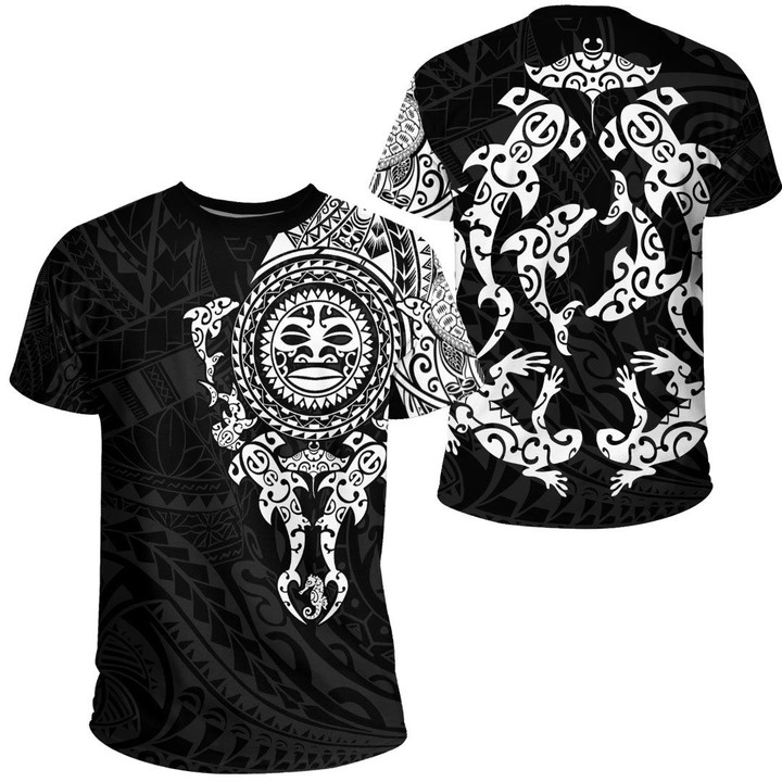 RugbyLife Clothing - Polynesian Tattoo Style Maori - Special Tattoo T-Shirt A7 | RugbyLife