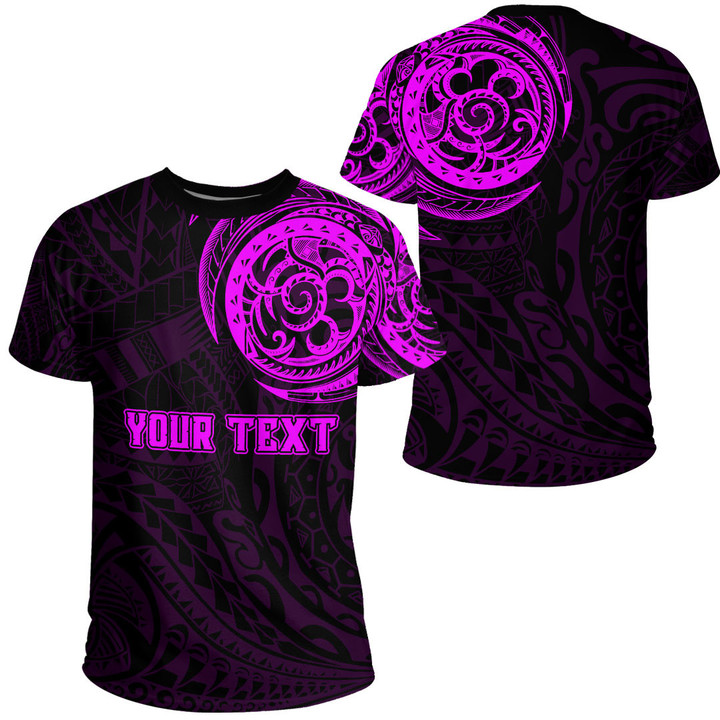 RugbyLife Clothing - (Custom) Special Polynesian Tattoo Style - Pink Version T-Shirt A7 | RugbyLife