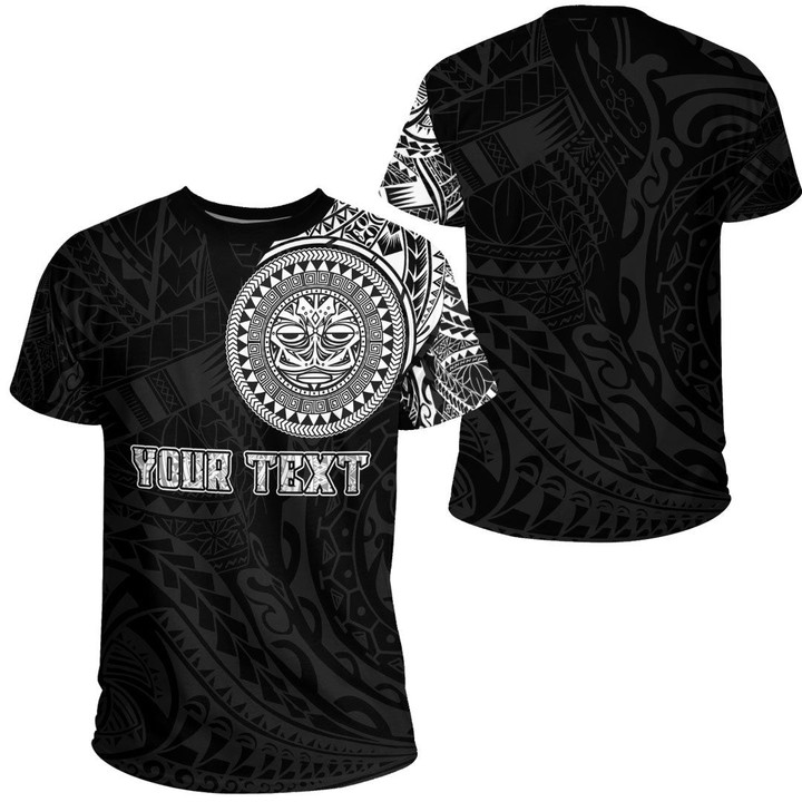 RugbyLife Clothing - (Custom) Polynesian Sun Mask Tattoo Style T-Shirt A7 | RugbyLife