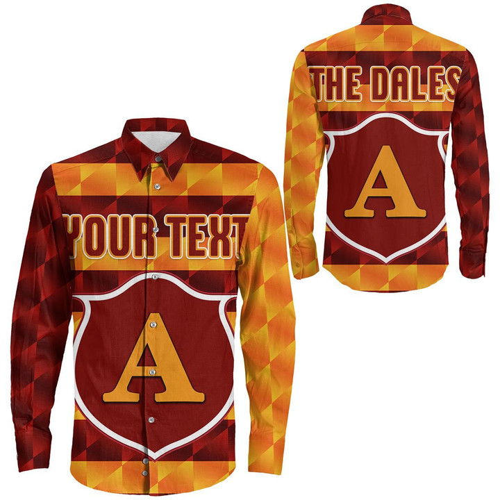 (Custom) Annandale The Dales - Rugby Team Long Sleeve Button Shirt| Lovenewzealand.co