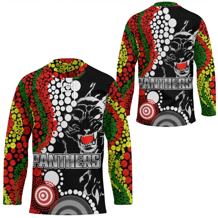 Penrith Panthers Indigenous Style - Rugby Team Hockey Jersey | Lovenewzeland.co