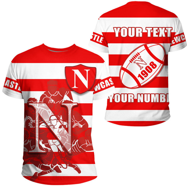 (Custom) Newcastle Rebels Rugby T-shirt | Lovenewzealand.co
