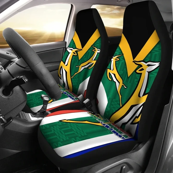 South Africa Car Seat Covers Springboks Rugby Be Proud K8 | Lovenewzealand.co