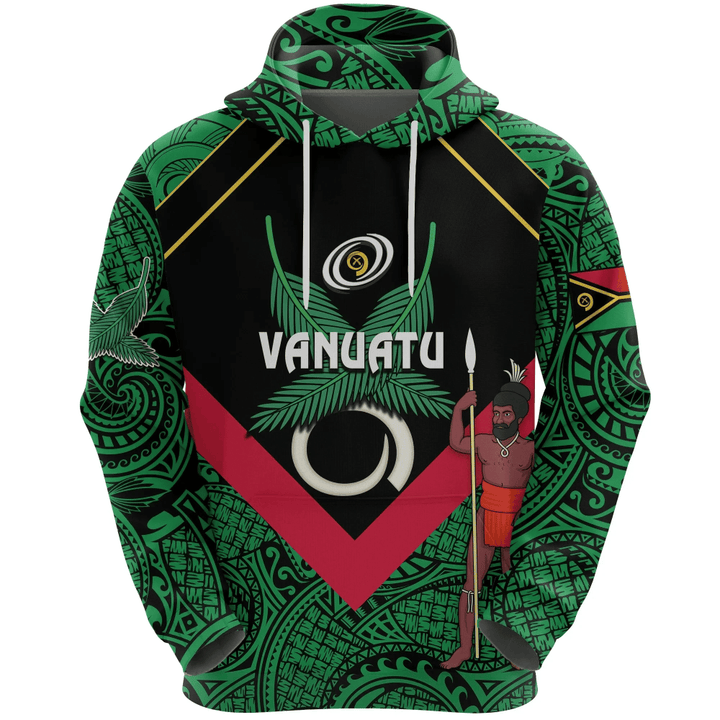 Vanuatu Rugby Hoodie Flag Style | Lovenewzealand.co
