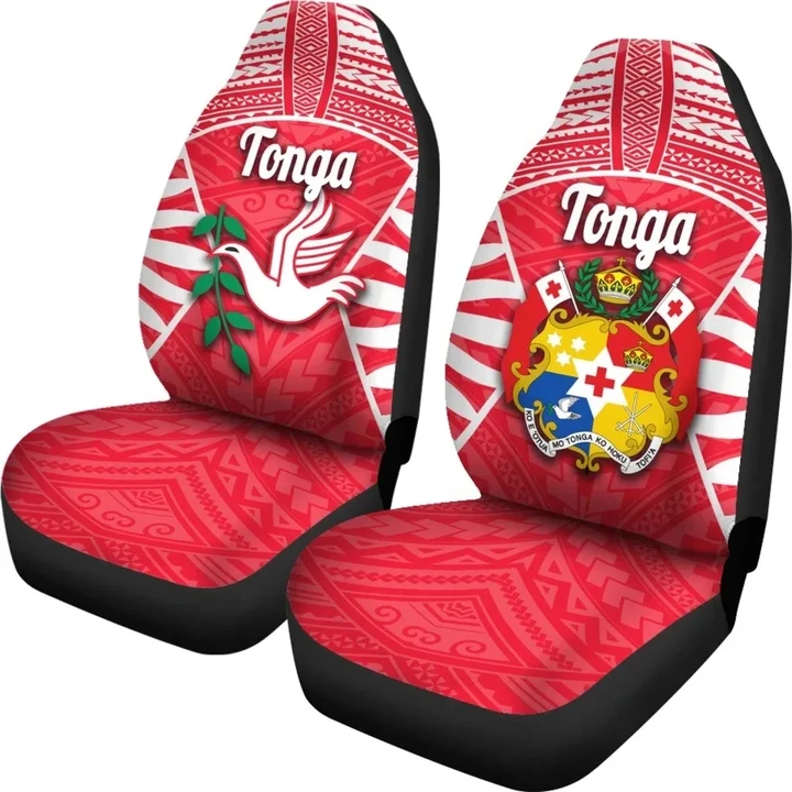 Tonga Car Seat Covers Rugby Style K8 | Lovenewzealand.co