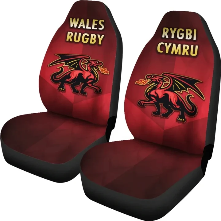 Wales Rugby Car Seat Cover Simple Style K8 | Lovenewzealand.co
