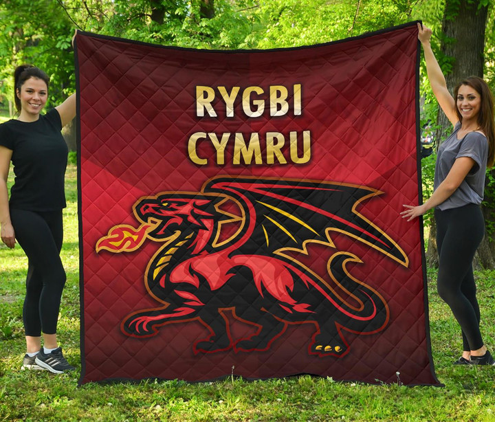 Wales Rugby Premium Quilt Simple Style K8 | Lovenewzealand.co