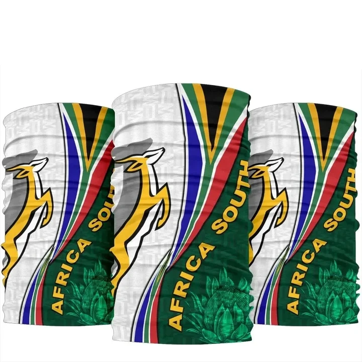 South Africa Bandana Springboks Rugby Be Unique - White K8 | Lovenewzealand.co