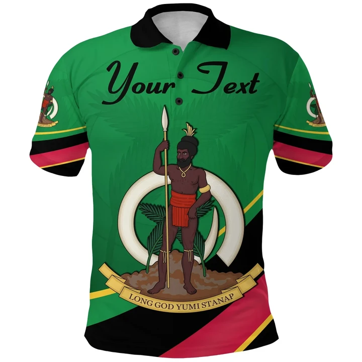 (Custom Personalised) Vanuatu Rugby Polo Shirt Simple Style K8 | Lovenewzealand.co