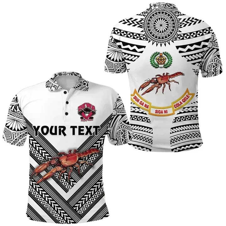 (Custom Personalised) Rewa Rugby Union Fiji Polo Shirt Creative Style - White K8 | Lovenewzealand.co