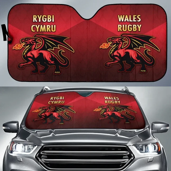 Wales Rugby Auto Sun Shades Simple Style K8 | Lovenewzealand.co