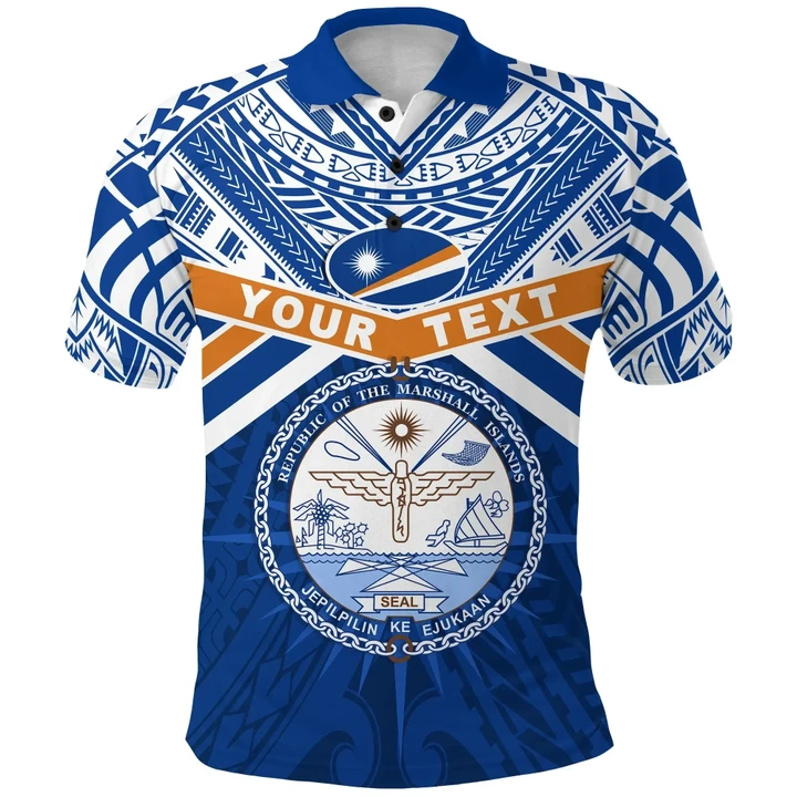 (Custom Personalised) Marshall Islands Rugby Polo Shirt Forever K13 | Lovenewzealand.co